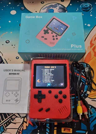 🔴 Red Retro Handheld Game Console – 200+ Classic Built-In Games | Portable Mini Gaming System, brand: NES, condition: New without tags, €20.00, €21.70 includes Buyer Protection