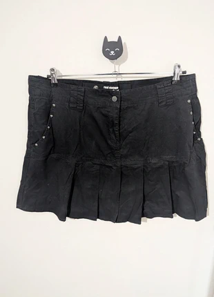 Schwarzer Faltenrock mit Nieten – Real Vintage | Größe 3XL, marke: Brandit, zustand: Neu, größe: XXXL / 46 / 18, 10,99 €, 12,24 € inklusive Vinted-Käuferschutz