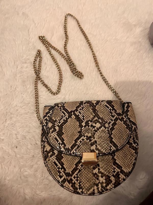 Umhangetasche Mango Tasche schlangenmuster Vinted