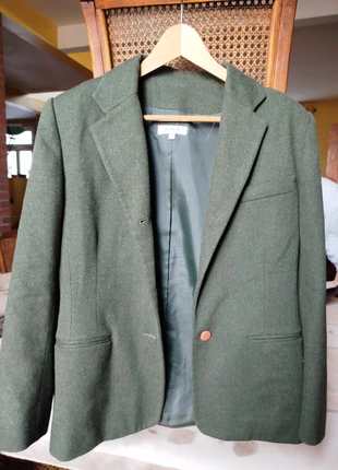 Veste kaki René Hazan en laine taille 38, marca: René Hazan, estado: Muito bom, tamanho: M / 38 / 10, €9.00, €10.15 inclui Proteção do Comprador