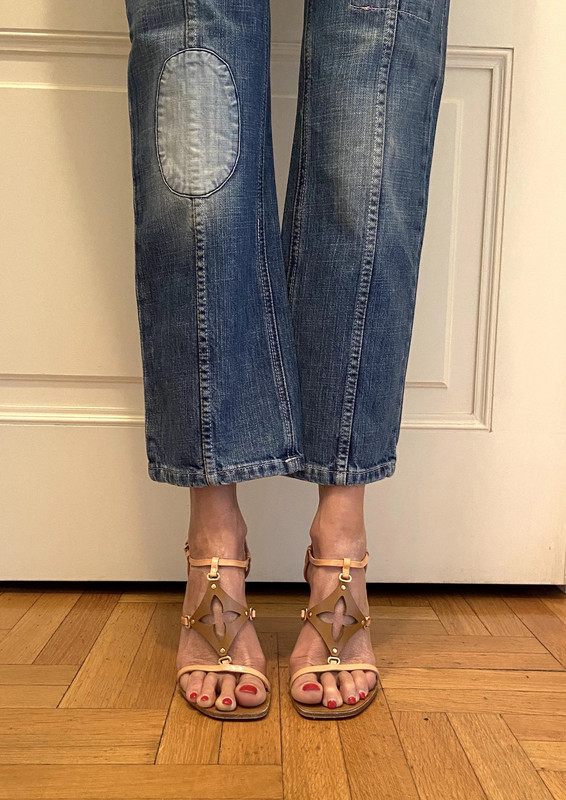 Sandali con shop zeppa louis vuitton