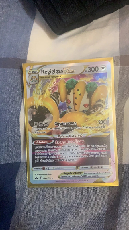 Carte Pokemon carta Pokémon card Regigigas V Astro 114/159 - Vinted