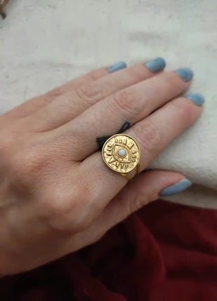 Bague oeil , merk: Boutique Parisienne, staat: Nieuw zonder prijskaartje, maat: Aanpasbaar, € 12,00, € 13,30 inclusief Kopersbescherming