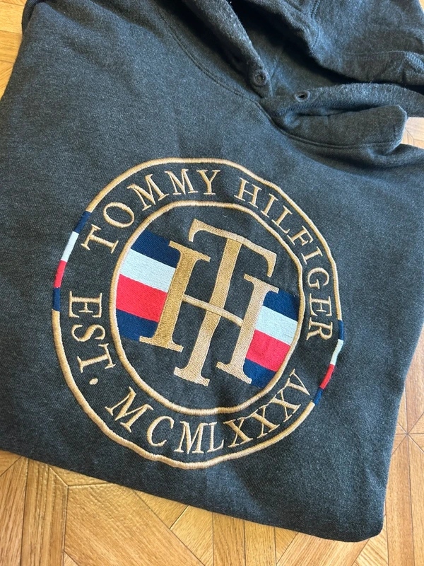 Pull homme sweat homme sweat à capuche Tommy Hilfiger taille 38 taille M - photo numéro 2