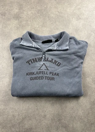 Pull Half zip gris Timberland taille L homme sweat camionneur col roulé - SWE0046, merk: Timberland, staat: Heel goed, maat: L, € 14,00, € 15,40 inclusief Kopersbescherming Pro