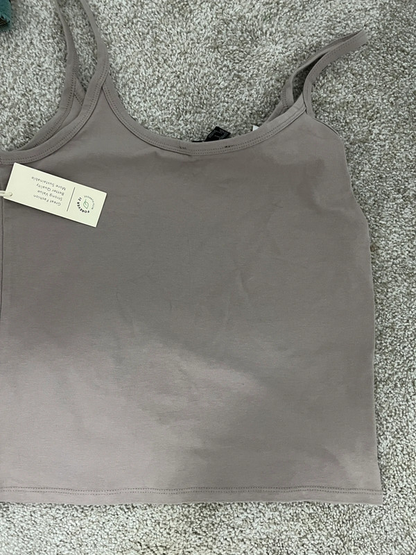 XL lilac tank top cropped F21 3