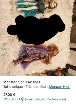 Monster high 13wishes, brand: Monster High, condition: Very good, size: One size, €27.00, €29.05 includes Buyer Protection
