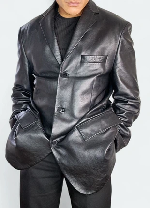 Veste en cuir d'agneau Hugo Boss noire - Taille XL (56), merk: Hugo Boss, staat: Heel goed, maat: XL, € 120,00, € 126,70 inclusief Kopersbescherming