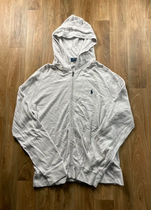 Pull à capuche avec zip Ralph Lauren Taille M - Blanc - Très bon état, brand: Ralph Lauren, condition: Very good, size: M, €36.00, €38.50 includes Buyer Protection