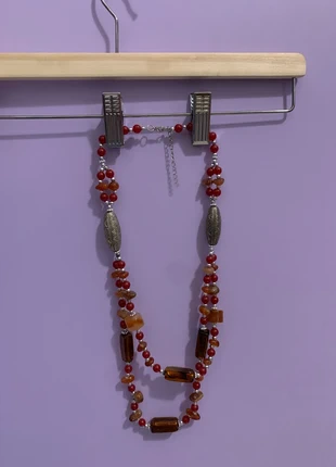 Collana con pietre etnic, brand: Donna, condizioni: Ottime, €4.00, €4.90 include la Protezione acquisti