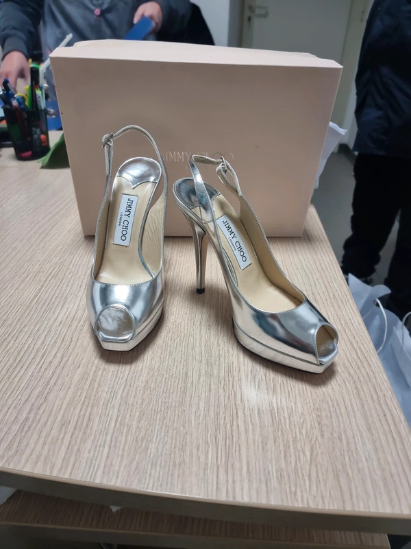 Decollete spuntate argento discount