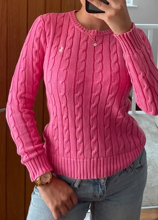 Pink Ralph Lauren Cable Knit, brand: Ralph Lauren, condition: Very good, size: XS / UK 4-6, £50.00, £53.20 includes Buyer Protection