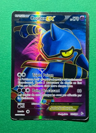 Carte Pokémon Full Art Coatox EX 102/106 XY Étincelles, brand: Pokémon, condition: Satisfactory, €10.00, €11.20 includes Buyer Protection