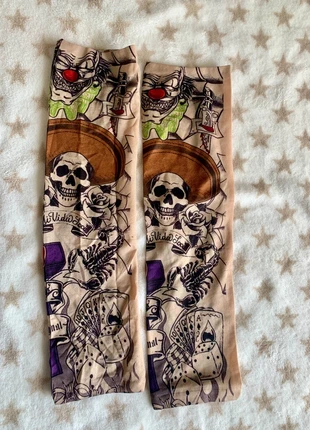 Manchons faux tatouages, estado: Muito bom, tamanho: Tamanho único, €4.00, €4.90 inclui Proteção do Comprador
