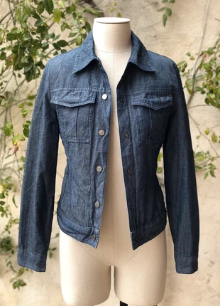 Veste jean brut courte MNG , merk: MNG, staat: Heel goed, maat: S / 36 / 8, € 9,00, € 10,15 inclusief Kopersbescherming