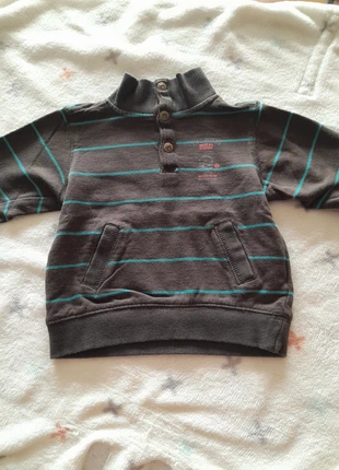 Pull Avec rayures, marque: Kimbaloo, état: Très bon état, taille: 9-12 mois / 74 cm, 2,00 €, 2,80 € Protection acheteurs incluse