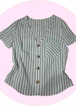 ●camicia estiva a righe fresca y2k●, brand: Top Vintage, condizioni: Nuovo senza cartellino, taglia: M / IT 42 / EU 38, €10.00, €11.20 include la Protezione acquisti