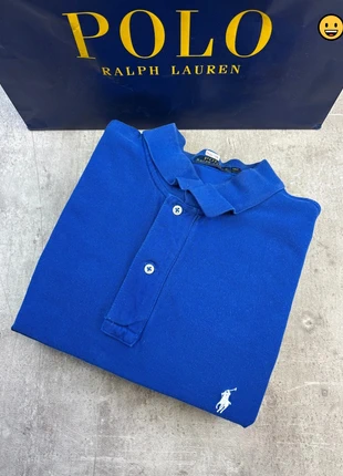 Polos Ralph Lauren à rayure bleu logo brodé taille XXL homme | POL078, brand: Ralph Lauren, condizioni: Ottime, taglia: XXL, €12.90, €14.25 include la Protezione acquisti Pro