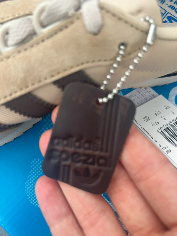 Adidas Achille SPZL x Liam Gallagher - Stone Khaki Oasis - Taille 43 1/3 - photo numéro 6