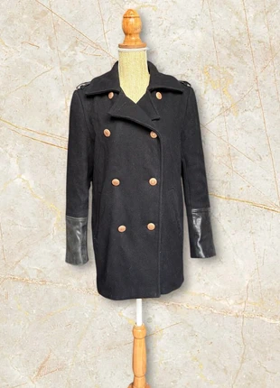 Manteau Eleven Paris noir en laine – Taille L, brand: Elevenparis, condizioni: Buone, taglia: L / IT 44 / EU 40, €50.00, €53.20 include la Protezione acquisti
