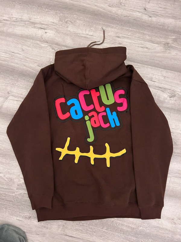 Travis Scott Merch Cactus Jack x Mcdonald's Braun Cj Smile Hoodie ...