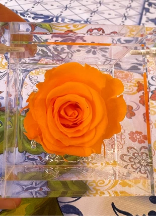Flower cube / fiore / rosa liofilizzata / fiore eterno, brand: Flower, condizioni: Nuovo con cartellino, €18.00, €19.60 include la Protezione acquisti