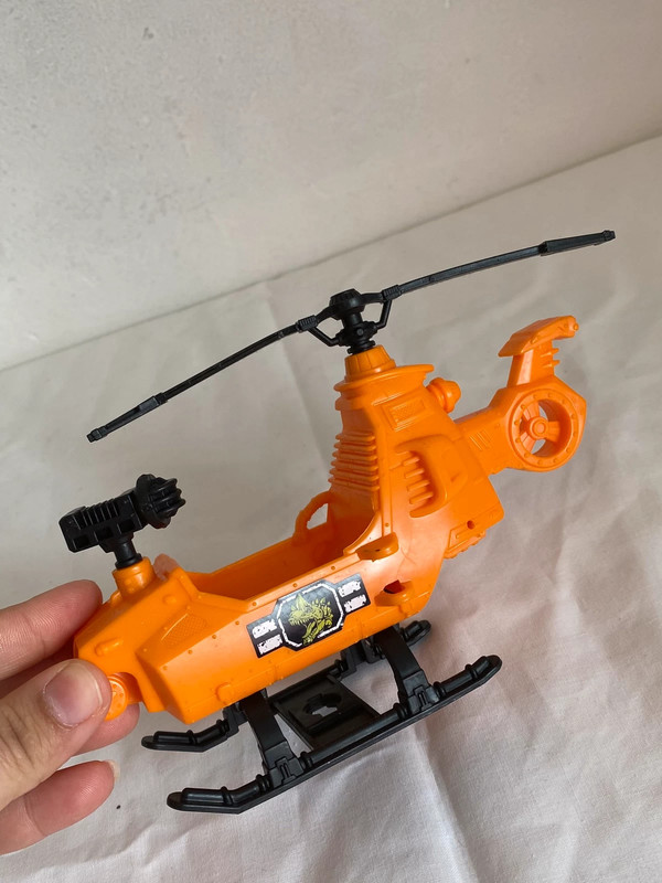 Orange sales helicopter toy