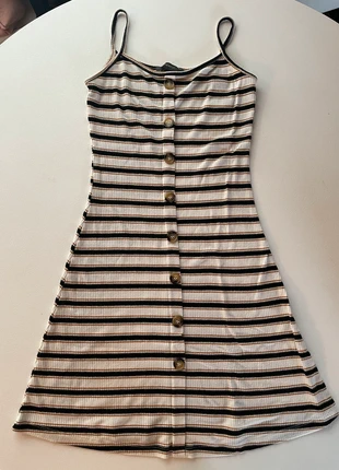 Primark zomerjurk gestreept A-line 36, merk: Primark, staat: Goed, maat: S / 36 / 8, € 1,75, € 2,54 inclusief Kopersbescherming
