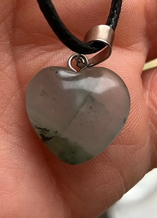 Pendentif cœur en agate, marque: sans marque, état: Neuf avec étiquette, 4,50 €, 5,43 € Protection acheteurs incluse