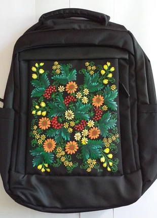 Sac à dos peint à la main., marke: sans marque, zustand: Neu, mit Etikett, 34,50 €, 36,93 € inklusive Vinted-Käuferschutz