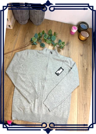 Gilet homme cardigan homme neuf gris veste homme taille XXL taille 44, marca: Boutique Parisienne, estado: Novo com etiquetas, tamanho: XXL, €20.20, €21.91 inclui Proteção do Comprador Pro