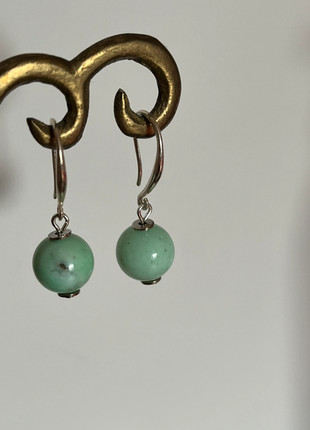 Boucles d’oreilles vert pale, estado: Novo sem etiquetas, €14.00, €15.40 inclui Proteção do Comprador