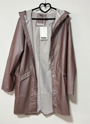 Raincoat - metallic rose, marca: Rains, estado: Novo com etiquetas, tamanho: XS / 34 / 6, €58.00, €61.60 inclui Proteção do Comprador