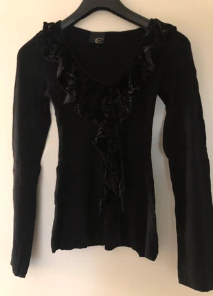 Zwart truitje/shirtje van Just Cavalli, maat 40, merk: Just Cavalli, staat: Heel goed, maat: L / 40 / 12, € 8,00, € 9,10 inclusief Kopersbescherming