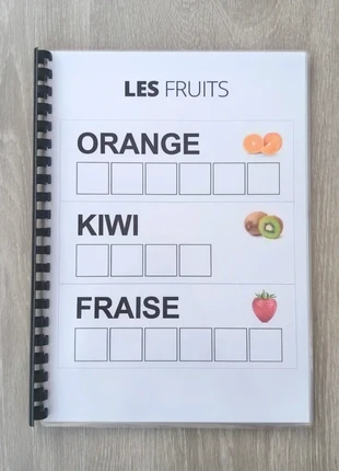 Livret A4 d'écriture des fruits, zustand: Sehr gut, 9,90 €, 11,10 € beinhaltet Vinted-Käuferschutz Pro