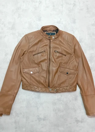 Veste en cuir y2k jacket (M), marca: y2k, estado: Muito bom, tamanho: M / 38 / 10, €18.00, €19.60 inclui Proteção do Comprador