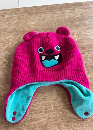 🧢 Bonnet enfant rose fuchsia Wed’ze – motif monstre 🧸, marca: Wed'ze, estado: Bueno, tamaño: 6-12 meses, 47 cm, 3,00 €, 3,85 € Protección al comprador incluida