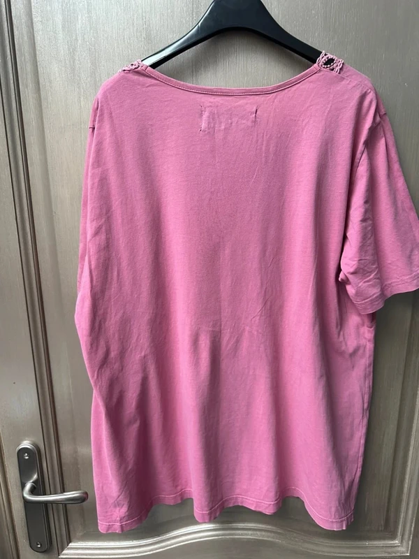 T-shirt manche courte rose Ulla Popken 48/50 - photo numéro 7