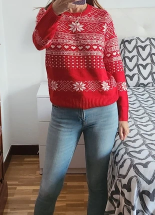 💗 Precioso jersey punto Navidad💗, marque: FB Sister, état: Très bon état, taille: S / 36 / 8, 10,00 €, 11,20 € Protection acheteurs incluse