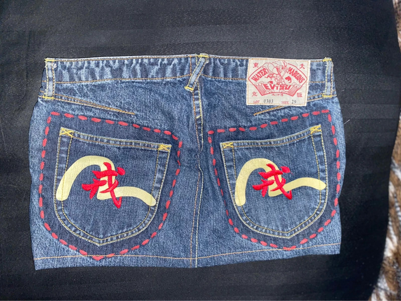 Evisu Short Denim Short Skirt (Very Rare) | Vinted