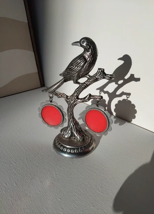 Très élégant porte photo oiseau, en métal. Vintage., état: Bon état, 11,50 €, 12,78 € Protection acheteurs (Pro) incluse
