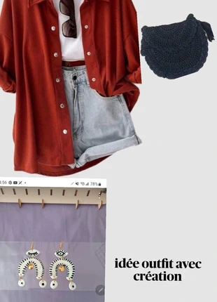 Arcane lunaire ~ boucle d'oreille, brand: lefildesfemmes, condition: New with tags, €6.90, €7.95 includes Buyer Protection