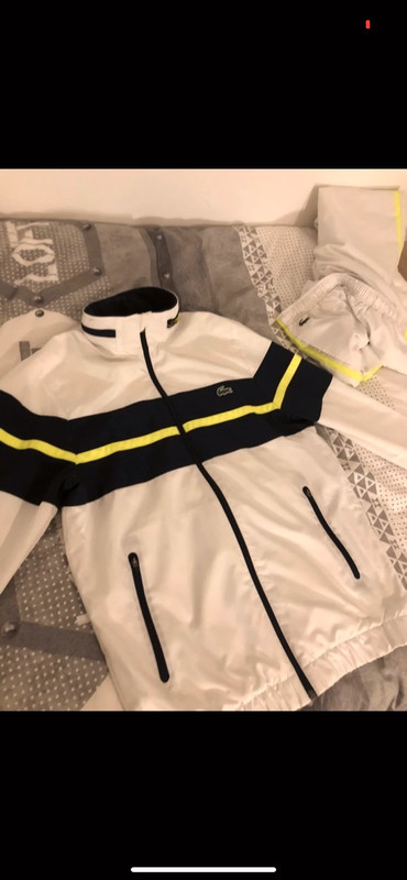 Survetement lacoste jaune fluo hotsell