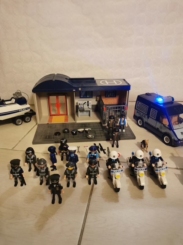 Commissariat, caserne et poste de police - Police Playmobil
