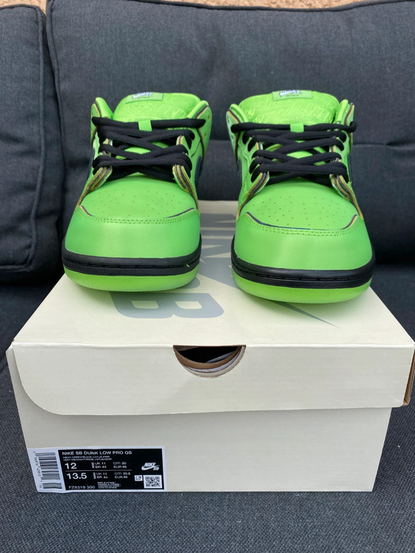 Dunk SB low Powerpuff buttercup 2