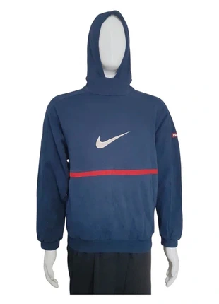 H-015 Sweat à Capuche Nike Taille S Marine & Rouge avec logo swoosh brodé, brand: Nike, condizioni: Ottime, taglia: S / IT 40 / EU 36, €23.50, €25.38 include la Protezione acquisti Pro