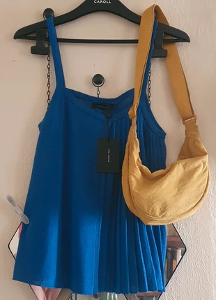 Top à bretelles / débardeur / caraco bleu électrique marque Cop.Copine neuf taille S, marque: Cop Copine, état: Neuf avec étiquette, taille: S / 36 / 8, 19,00 €, 20,65 € Protection acheteurs incluse