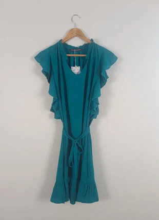 Robe été / cérémonie / chic le comptoir des cotonniers bleu turquoise neuve taille 36 femme, marca: Comptoir des Cotonniers, estado: Novo com etiquetas, tamanho: S / 36 / 8, €25.00, €26.95 inclui Proteção do Comprador