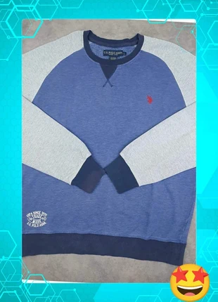 Sweat crewneck bleu et gris logo brodé Marque Us polo assn Taille L, marque: U.S. Polo Assn., état: Très bon état, taille: L, 21,00 €, 22,75 € Protection acheteurs (Pro) incluse
