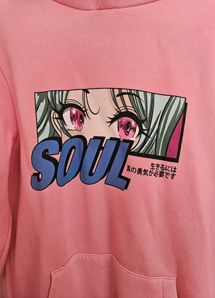 Sweatshirt Rose, brand: Bershka, condition: Very good, size: XS, €5.00, €5.95 includes Buyer Protection